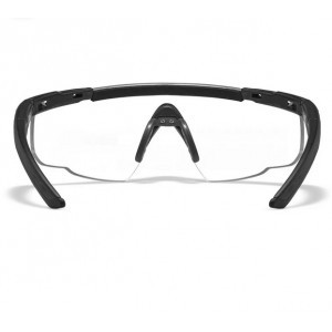 Очки защитные Wiley X Saber Advanced tactical glasses - Clear Matte Black (303)